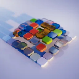 Microsoft Inspired Hexagonal Grid