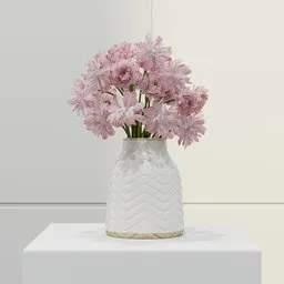 Blush Bloom Ceramic Vase