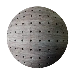 Wooden Plate With Holes