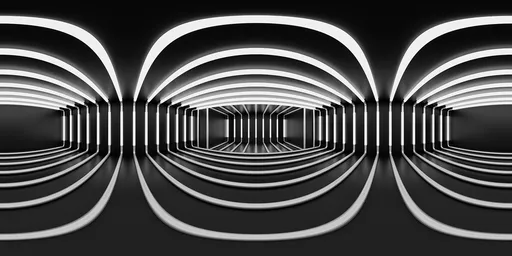 Studio HDRi -Black Line Light