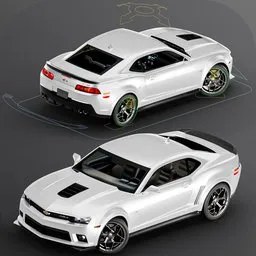 Chevrolet Camaro Z28 2014 Rigged Car