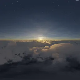 Sunset over Clouds