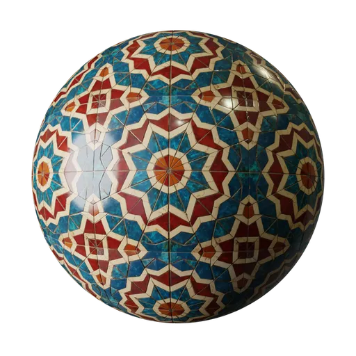 Islamic Star Mosaic Tiles
