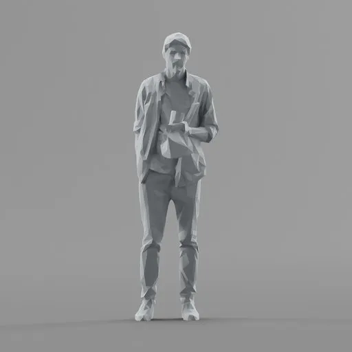 Lowpoly Male Standing