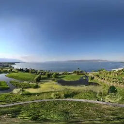 Highsky bluesky forest green grass