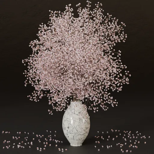 SJ-Tiny Gypsophila Breeze Bouquet