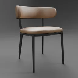 B&B italia Caratos Maxalto Dining Chair