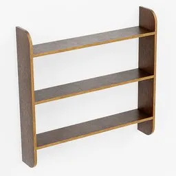 Shelf Oak Rounded