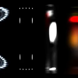 Hdr light black white studio