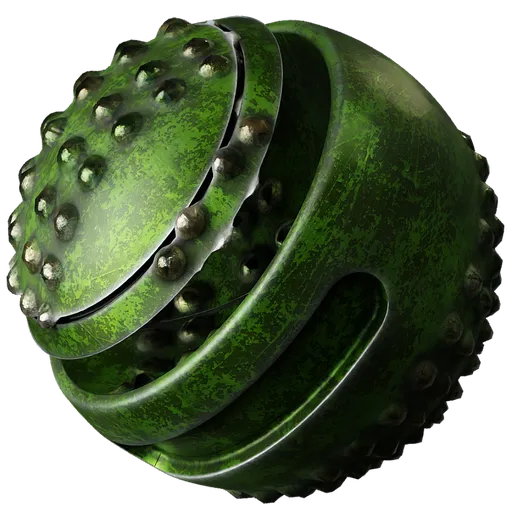 Rivets Metal Green
