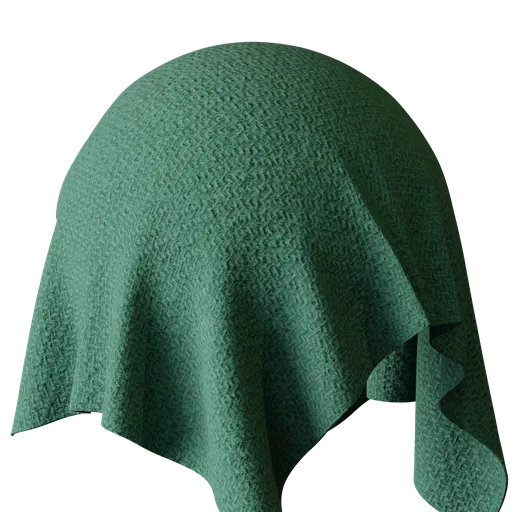 Emerald Wool Blend Twill