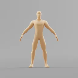 Stylized Male Base Mesh