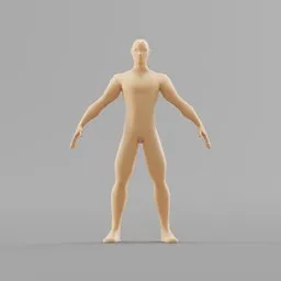 Stylized Male Base Mesh