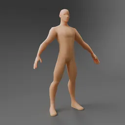 Stylized Male Base Mesh
