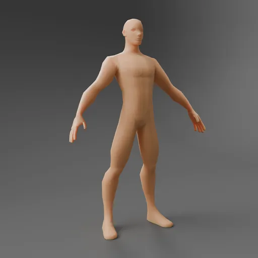 Stylized Male Base Mesh
