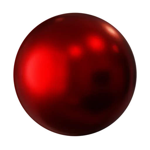 Glossy Red Plastic