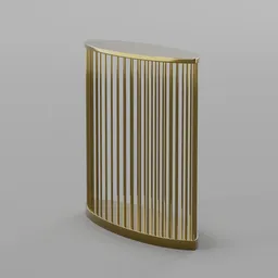 Curved Symmetrical Retail Pedestal