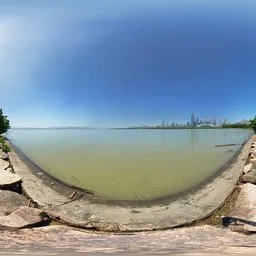 Daytime morning beachfront 16k