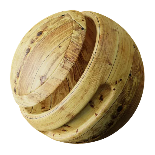 High-quality wooden planks texture, PBR ready for 3D modeling in Blender, ideal for realistic interior scenes.