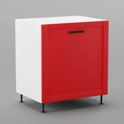 Kitchen lower cabinet 75cm (1 door)