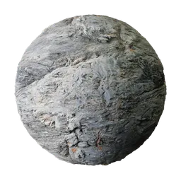 High-resolution seamless stone PBR texture for 3D modeling in Blender, featuring detailed tiling and realistic displacement effects.