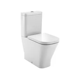 "Photorealistic Toilet Roca The Gap 3D Model for Blender 3D - SubD Ready | Complete with White Tank and Lid, Strong Rim Light, Scandinavian Style Design, and Full Details | Perfect for Bathroom Visualizations and Interior Design."