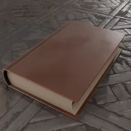Old procedurally textured book