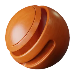 Scratched Orange Plastic