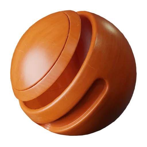 Scratched Orange Plastic