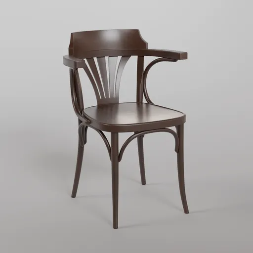 25 Armchair B112 - Dark Chocolate