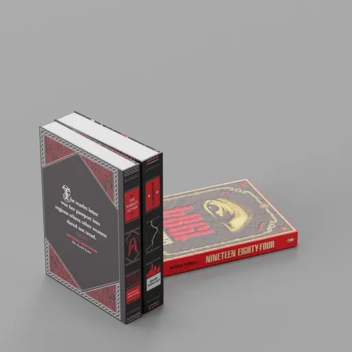 Books - Red and black