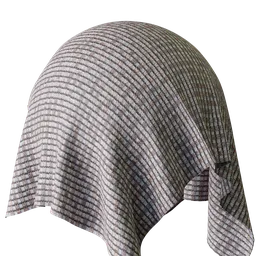 High-resolution PBR fabric material texture for 3D modeling in Blender, perfect for realistic textile rendering.