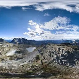 Mountain Top Clouds Day