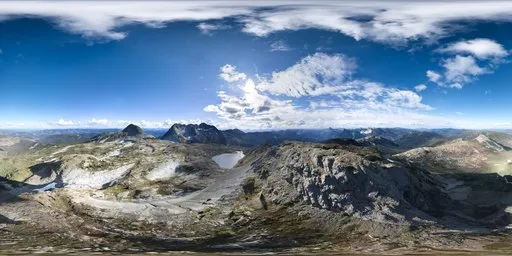 Mountain Top Clouds Day