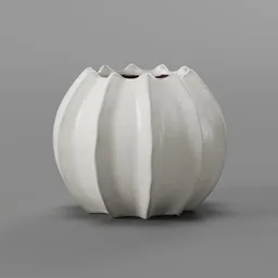 Glossy ceramic vase