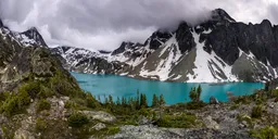 Glacier Mountain Landscape Lake
