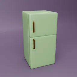 Chubby Vintage Fridge