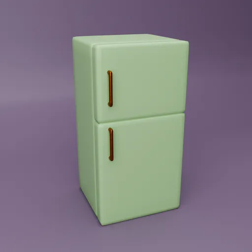 Chubby Vintage Fridge