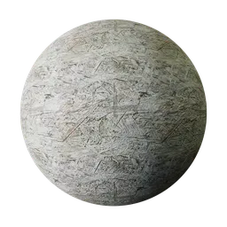 High-resolution PBR texture of aged and worn OSB wood, ideal for realistic 3D modeling in Blender and other software.