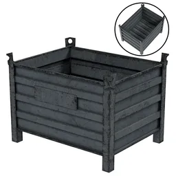 Metal Storage Bin