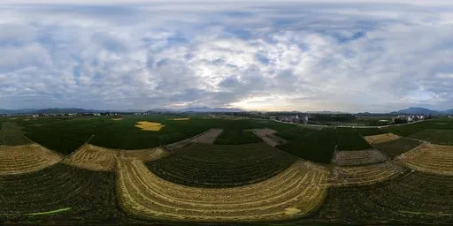Farmland Sunset