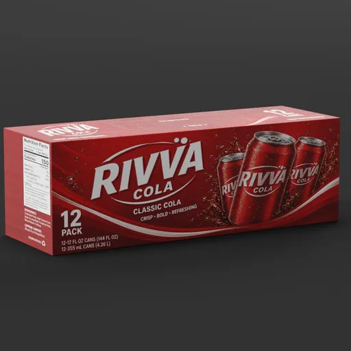 Red Soda Case Box