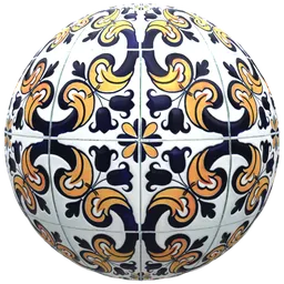 Fleur Medallion Ceramic Tile