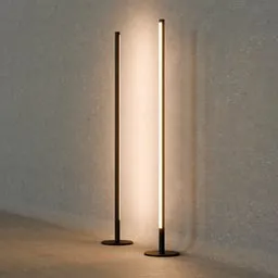 Minimalist LED Tube Floor Lamp