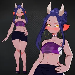 Lilitha - Anime Stylized NPR Character