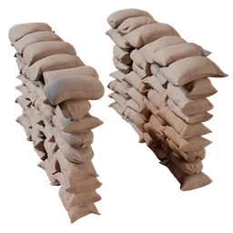 Sandbags Trench Tunnel