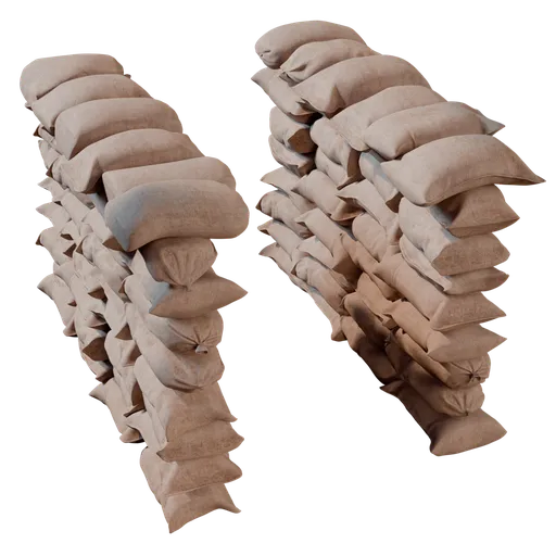 Sandbags Trench Tunnel