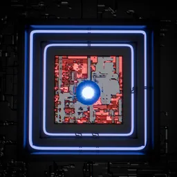 Futuristic Circuit Core