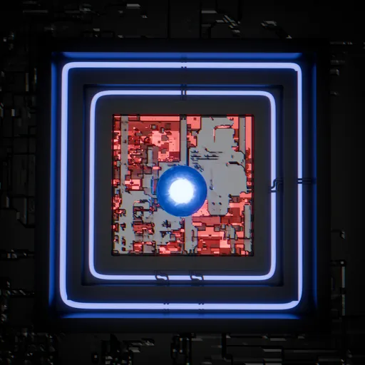 Futuristic Circuit Core