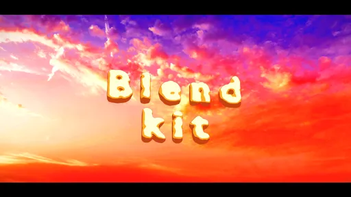 Cartoon Pop Text Effect Sunset Sky
